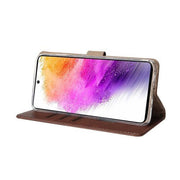 Rixus Bookcase für Samsung Galaxy A56 – Braun