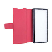 Rixus Wallet-Hülle mit Stifthalter für Samsung Galaxy Z Fold4 – Rot