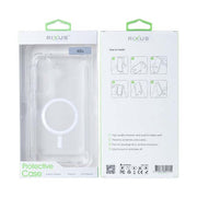 Rixus Anti-Burst-Hülle für Samsung Galaxy A05s – MagSafe-kompatibel, Transparent