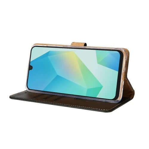 Rixus Bookcase für Samsung Galaxy A16 4G / 5G – Schwarz