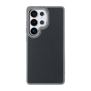 Rixus Mag Carbon Hülle für Samsung Galaxy S25 Ultra – MagSafe-kompatibel, Titangrau