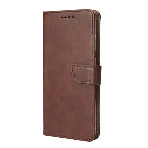 Rixus Bookcase für Samsung Galaxy S24 FE – Braun