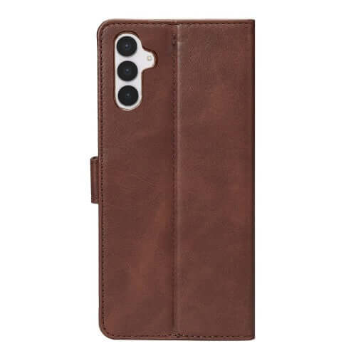 Rixus Bookcase für Samsung Galaxy S25 FE – Braun