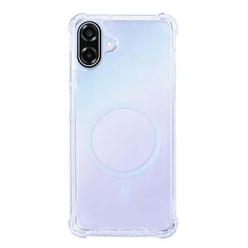 Rixus Anti-Burst Hülle für Samsung Galaxy A07 / A08 – MagSafe-kompatibel, transparent