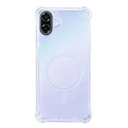 Rixus Anti-Burst Hülle für Samsung Galaxy A07 / A08 – MagSafe-kompatibel, transparent