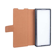 Rixus Wallet-Hülle mit Stifthalter für Samsung Galaxy Z Fold4 – Braun