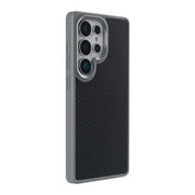 Rixus Mag Carbon MagSafe-kompatible Hülle für Samsung Galaxy S26 Ultra – Titangrau