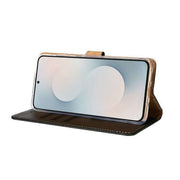 Rixus Bookcase für Samsung Galaxy S25 FE – Schwarz