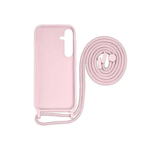 Rixus TPU-Hülle mit Band für Samsung Galaxy A25 5G – Rosa