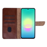 Rixus Bookcase für Samsung Galaxy A27 – Braun