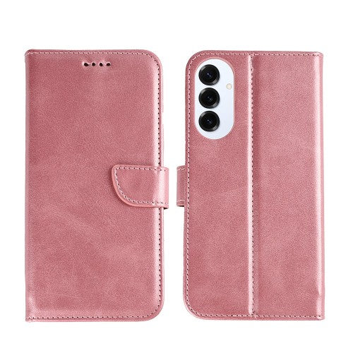 Rixus Bookcase für Samsung Galaxy S25 Edge – Rosa
