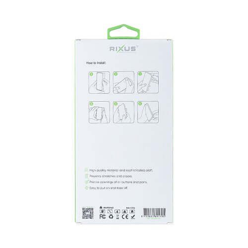 Rixus Anti-Burst Hülle für Samsung Galaxy A56 – Transparent
