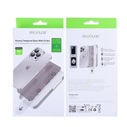 Rixus Privacy Schutzglas mit Fit Box für iPhone 17