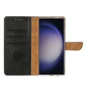Rixus Bookcase für Samsung Galaxy S25 Ultra – Schwarz