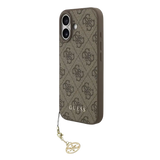 Guess 4G Charm MagSafe Hoesje voor iPhone 17 – Bruin - Telefoonhoesje