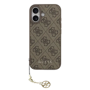 Guess 4G Charm MagSafe Hoesje voor iPhone 17 – Bruin - Telefoonhoesje