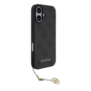 Guess 4G Charm MagSafe Hoesje voor iPhone 17 – Grijs - Telefoonhoesje
