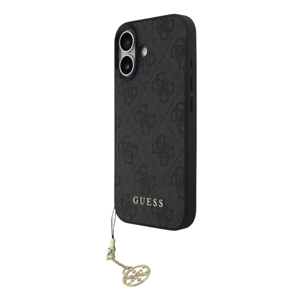 Guess 4G Charm MagSafe Hoesje voor iPhone 17 – Grijs - Telefoonhoesje