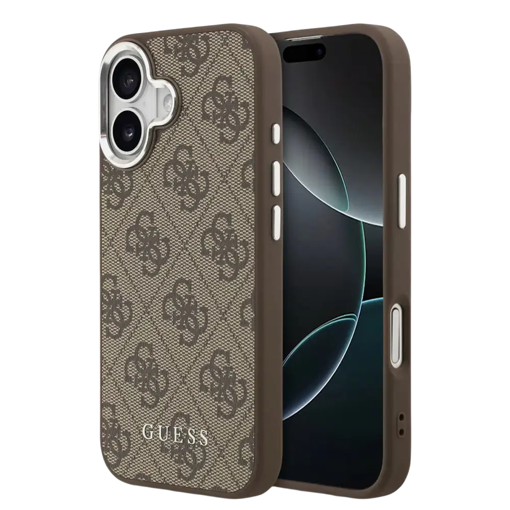 Guess 4G MagSafe Hoesje – iPhone 17 Bruin - Back cover