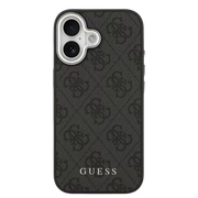 Guess 4G MagSafe Hoesje voor iPhone 17 – Zwart - Telefoonhoesje