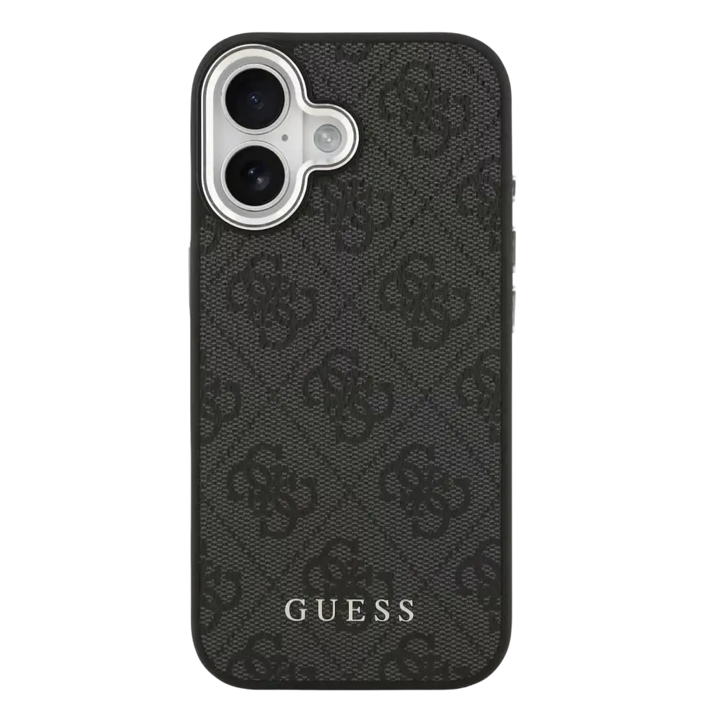 Guess 4G MagSafe Hoesje voor iPhone 17 – Zwart - Telefoonhoesje