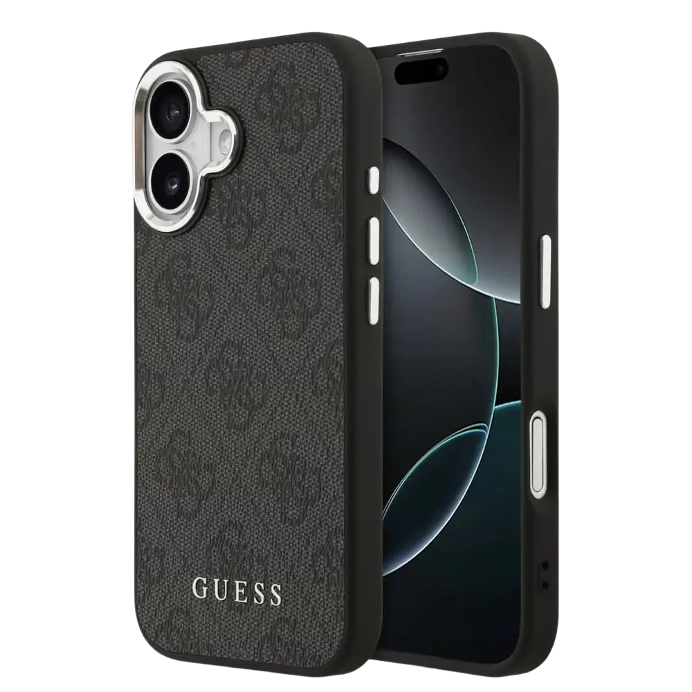 Guess 4G MagSafe Hoesje voor iPhone 17 – Zwart - Telefoonhoesje