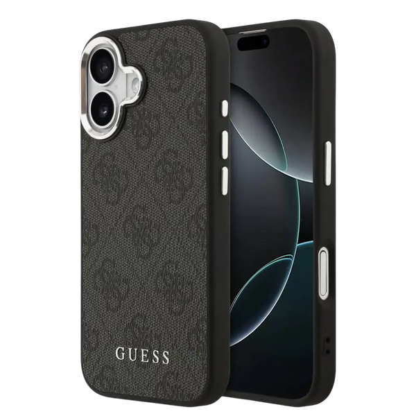 Guess 4G MagSafe Hoesje voor iPhone 17 – Zwart - Telefoonhoesje