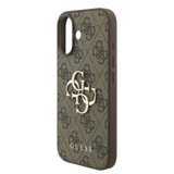 Guess 4G Metal Logo Hoesje met polskoord – iPhone 17 Bruin - Back cover