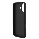 Guess 4G Metal Logo Hoesje met polskoord – iPhone 17 Zwart - Back cover
