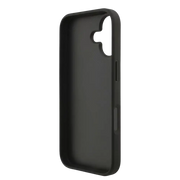 Guess PU 4G Metal Logo Hoesje voor iPhone 17 – Grijs - Telefoonhoesje