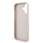 Guess PU 4G Metal Logo Hoesje voor iPhone 17 – Roze - Telefoonhoesje
