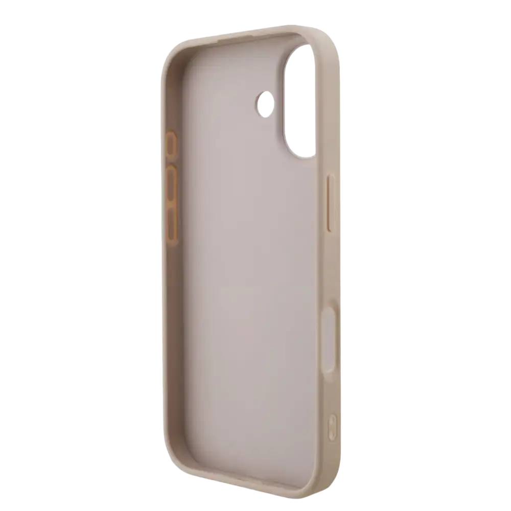 Guess PU 4G Stripe Hoesje – iPhone 17 Roze - Back cover