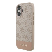 Guess PU 4G Stripe Hoesje – iPhone 17 Roze - Back cover