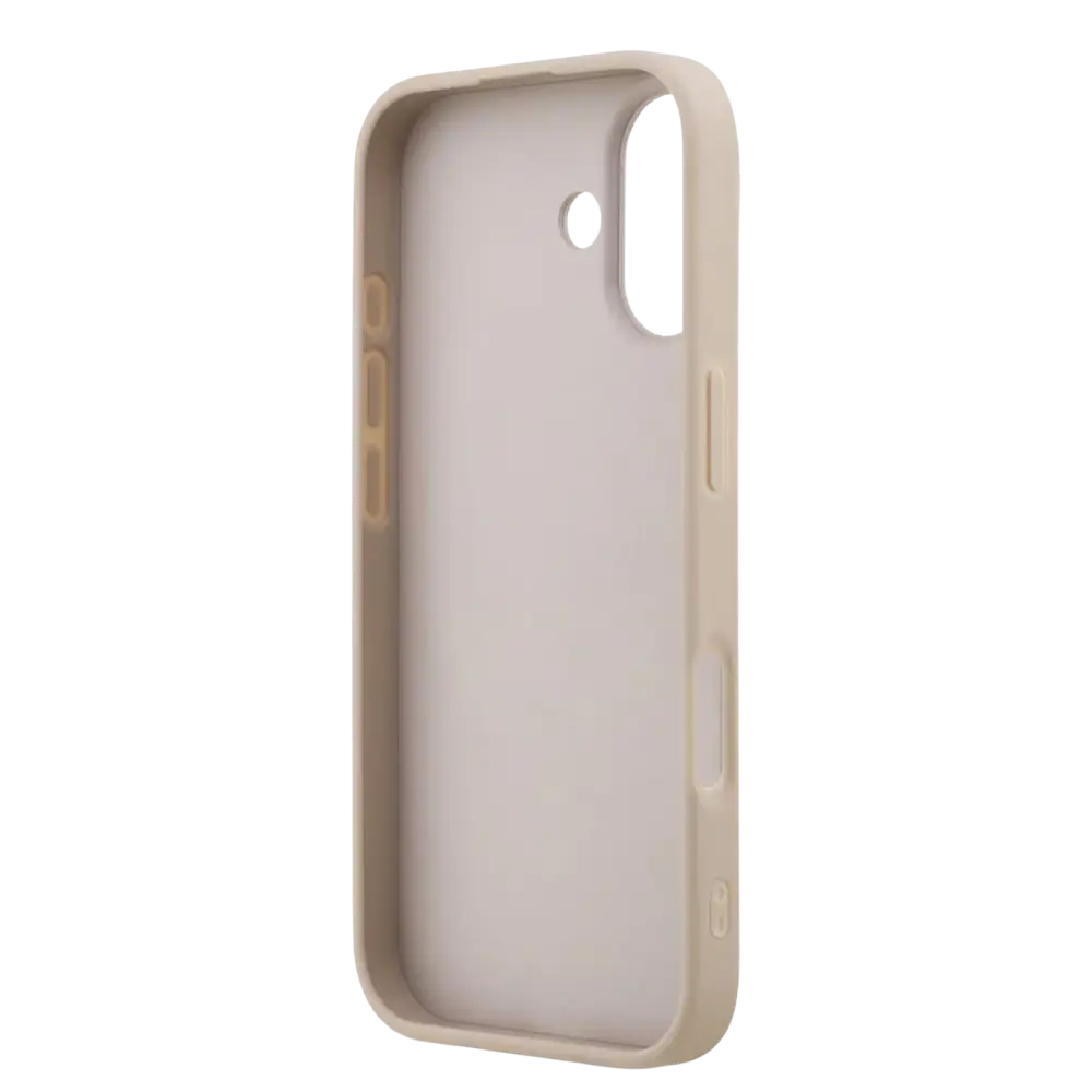 Guess PU Leather 4G MagSafe Hoesje voor iPhone 17 – Roze - Telefoonhoesje