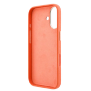 Guess PU Resin Logo Hoesje – iPhone 17 Oranje - Back cover
