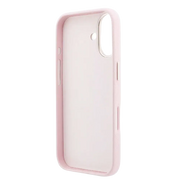 Guess PU Resin Logo Hoesje – iPhone 17 Roze - Back cover