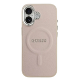 Guess PU Saffiano MagSafe Hoesje – iPhone 17 Roze - Back cover