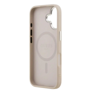 Guess PU Saffiano MagSafe Hoesje – iPhone 17 Roze - Back cover