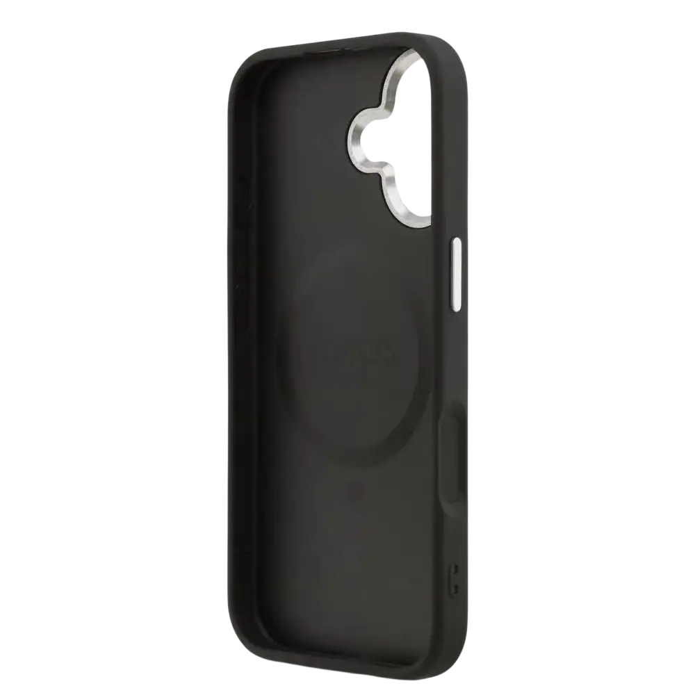 Guess PU Saffiano MagSafe Hoesje – iPhone 17 Zwart - Back cover