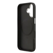 Guess PU Saffiano MagSafe Hoesje – iPhone 17 Zwart - Back cover
