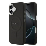 Guess PU Saffiano MagSafe Hoesje – iPhone 17 Zwart - Back cover