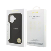 Guess PU Saffiano MagSafe Hoesje – iPhone 17 Zwart - Back cover