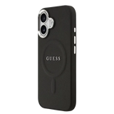 Guess PU Saffiano MagSafe Hoesje – iPhone 17 Zwart - Back cover