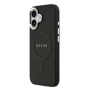 Guess PU Saffiano MagSafe Hoesje – iPhone 17 Zwart - Back cover