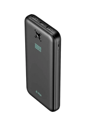 iPeax Powerbank 10.000 mAh - Blijf Opgeladen met Dubbele USB-A Oplader in Stijlvol Zwart