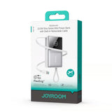 Joyroom Powerbank 10.000 mAh met Oprolbare USB-C Kabel – Wit