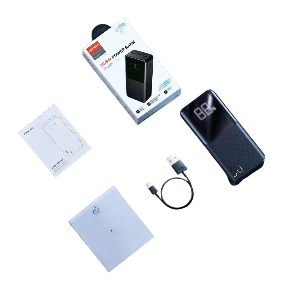 Joyroom Star Series Powerbank 30.000 mAh 22,5W – Zwart