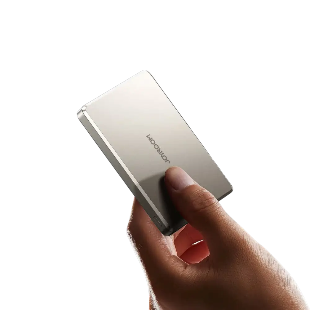 Joyroom Ultra-Slim Magnetische Powerbank 10.000 mAh 20W – Natural Titanium