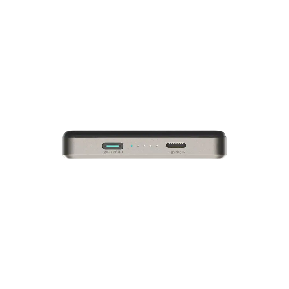 Joyroom Ultra-Slim Magnetische Powerbank 10.000 mAh 20W – Natural Titanium