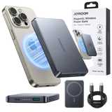 Joyroom Ultradunne Magnetische Powerbank 10.000 mAh – Grijs